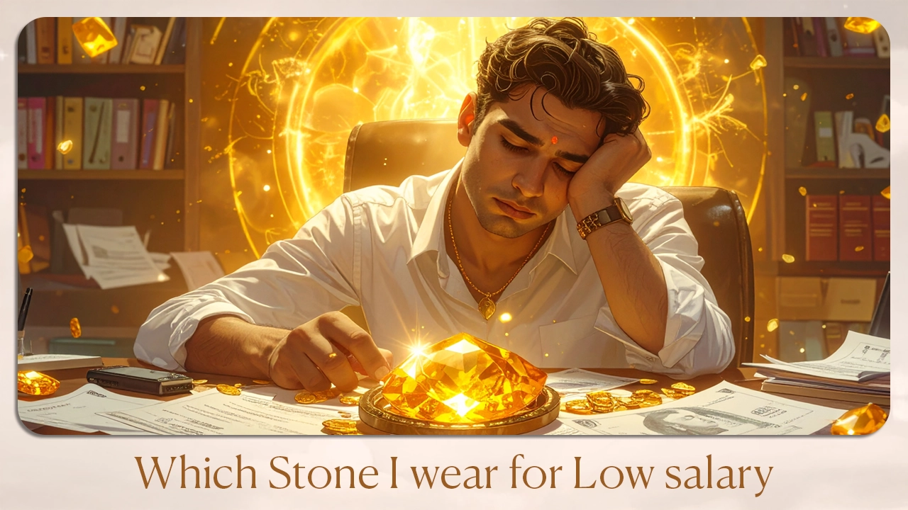 Which Stone I Wear For Low Salary